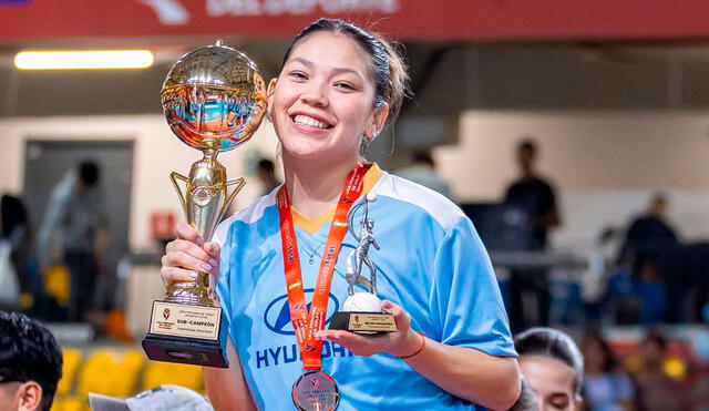 Paola Rivera fue elegida como la mejor armadora de la Liga Peruana de Vóley. Foto: Instagram/paolariv5 Paola Rivera fue elegida como la mejor armadora de la Liga Peruana de Vóley. Foto: Instagram/paolariv5