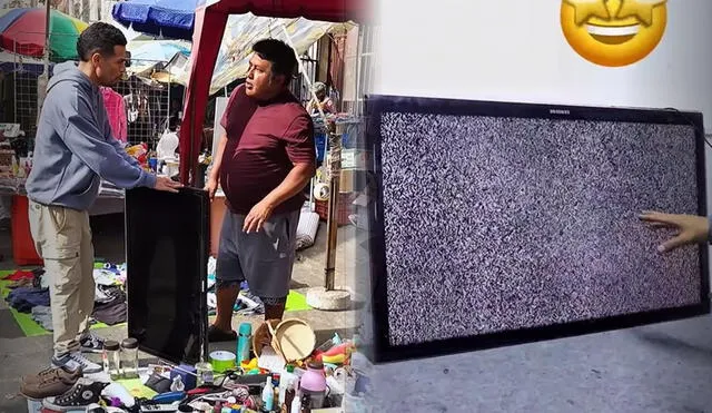 Peruano compra un televisor a S/10 en la cachina y lo deja como nuevo: "Prometo regalárselo a alguien que realmente lo necesita". Foto: composición LR/laboratoriocasaphone. Peruano compra un televisor a S/10 en la cachina y lo deja como nuevo: "Prometo regalárselo a alguien que realmente lo necesita". Foto: composición LR/laboratoriocasaphone.