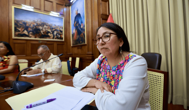 Ruth Luque habló sobre el blindaje a Dina Boluarte desde la SAC | Foto: Difusión. Ruth Luque habló sobre el blindaje a Dina Boluarte desde la SAC | Foto: Difusión.
