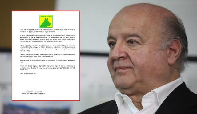 Hernando de Soto renunció al partido político Progresemos y a su posibilida de ser candidato presidencial | Composición: LR. Hernando de Soto renunció al partido político Progresemos y a su posibilida de ser candidato presidencial | Composición: LR.