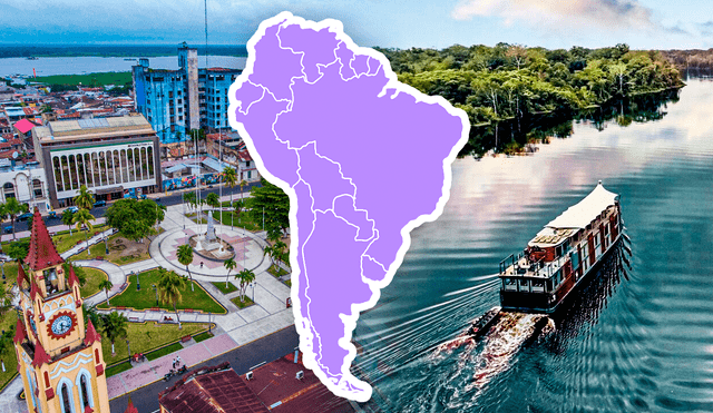 Iquitos, ubicada en la región de Loreto, en plena Amazonía peruana, es un caso singular en el mapa mundial. Foto: Composición LR/BestWay/Andean Iquitos, ubicada en la región de Loreto, en plena Amazonía peruana, es un caso singular en el mapa mundial. Foto: Composición LR/BestWay/Andean