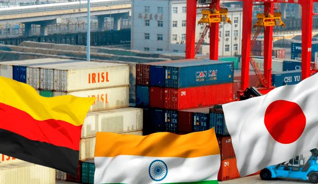 Mientras China sufre una fuerte revisión a la baja (4 % en 2025), la India mantiene una perspectiva relativamente estable del 6,2 %. Foto: AFP/Composición LR Mientras China sufre una fuerte revisión a la baja (4 % en 2025), la India mantiene una perspectiva relativamente estable del 6,2 %. Foto: AFP/Composición LR