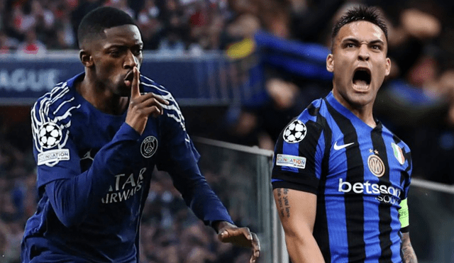 PSG viene de eliminar al Arsenal, mientras que el Inter se impuso sobre el Barcelona. Foto: composición LR/AFP/Inter PSG viene de eliminar al Arsenal, mientras que el Inter se impuso sobre el Barcelona. Foto: composición LR/AFP/Inter