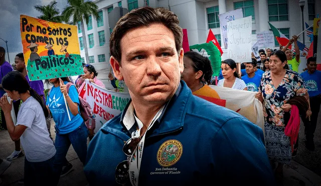 Ron DeSantis firmó una ley para la protección de inmigrantes en Florida. Ron DeSantis firmó una ley para la protección de inmigrantes en Florida.