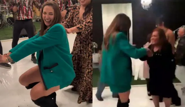 Ana Paula Consorte y Doña Peta bailaron juntas en tremenda fiesta de cumpleaños de la madre de Paolo Guerrero. Foto: Composición LR/difusión Ana Paula Consorte y Doña Peta bailaron juntas en tremenda fiesta de cumpleaños de la madre de Paolo Guerrero. Foto: Composición LR/difusión