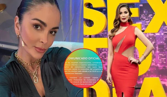 Laura Spoya compartió comunicado oficial tras rumores de su renuncia a 'Al sexto día'. Foto: Composición LR/difusión Laura Spoya compartió comunicado oficial tras rumores de su renuncia a 'Al sexto día'. Foto: Composición LR/difusión