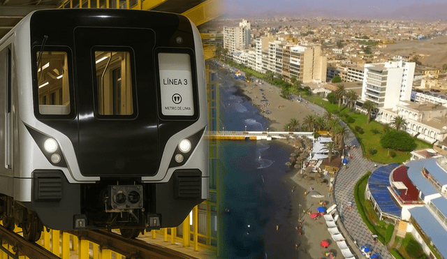 Si se amplía la línea 3 del Metro de Lima se aumentarían las estaciones, que llegarían hasta Ancón. Foto: composición LR/Manutravel/IA Si se amplía la línea 3 del Metro de Lima se aumentarían las estaciones, que llegarían hasta Ancón. Foto: composición LR/Manutravel/IA