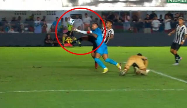 Neymar fue titular en la derrota de Santos ante Botafogo por el Brasileirao. Foto: captura/Premiere Neymar fue titular en la derrota de Santos ante Botafogo por el Brasileirao. Foto: captura/Premiere