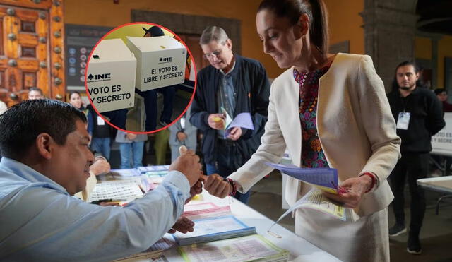 Claudia Sheinbaum celebra las Elecciones Judiciales a pesar de contar con baja participación ciudadana. Claudia Sheinbaum celebra las Elecciones Judiciales a pesar de contar con baja participación ciudadana.