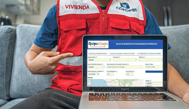 Cofopri lanzó la plataforma Quipu Llaqta para el registro de terrenos con el objetivo de formalizarlos. Cofopri lanzó la plataforma Quipu Llaqta para el registro de terrenos con el objetivo de formalizarlos.