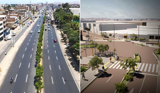 Así luciría renovada vía de histórico distrito de Lima Norte. Foto: Composición LR/CDN/Andina Así luciría renovada vía de histórico distrito de Lima Norte. Foto: Composición LR/CDN/Andina