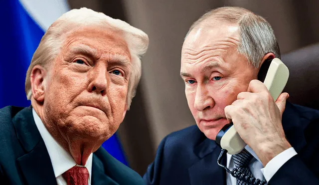 Donald Trump asegura que la conversación telefónica con Putin se extendió por una hora y quince minutos. Foto: composición LR/Jazmin Ceras/AP Donald Trump asegura que la conversación telefónica con Putin se extendió por una hora y quince minutos. Foto: composición LR/Jazmin Ceras/AP