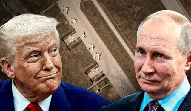 Trump y Putin conversaron por teléfono. Foto: composición LR