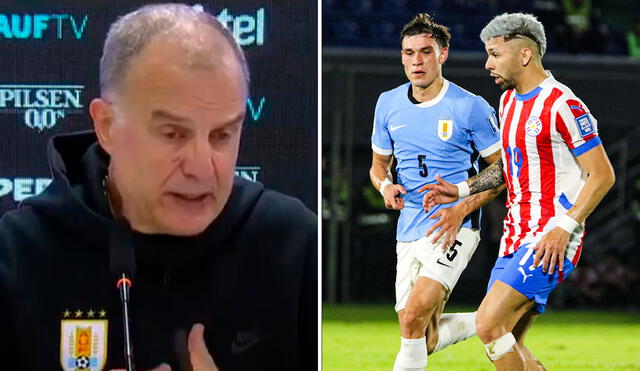 Marcelo Bielsa no gana con Uruguay por eliminatorias desde hace 4 fechas. Foto: composición de LR/captura de Disney Plus/APF Marcelo Bielsa no gana con Uruguay por eliminatorias desde hace 4 fechas. Foto: composición de LR/captura de Disney Plus/APF