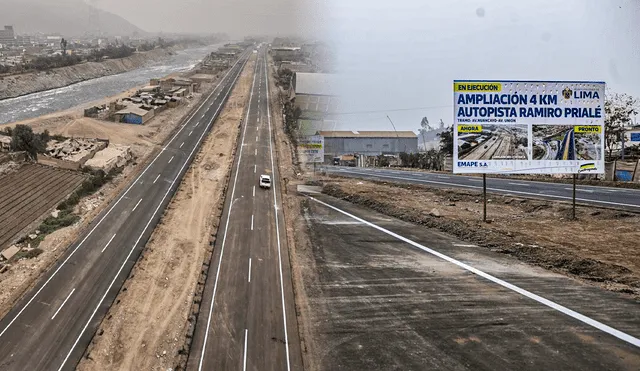 La ampliación de esta autopista en Lima Este se ejecuta luego de un estancamiento por ocho años. Foto: composición LR/MML La ampliación de esta autopista en Lima Este se ejecuta luego de un estancamiento por ocho años. Foto: composición LR/MML