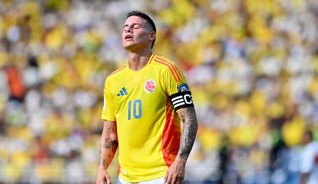 James Rodríguez no pudo abrir el marcador ante Perú. Foto: ESPN James Rodríguez no pudo abrir el marcador ante Perú. Foto: ESPN
