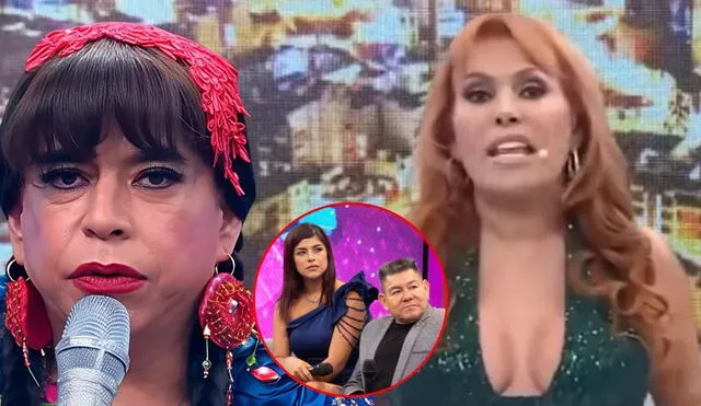 Magaly Medina criticó al programa de Ernesto Pimentel por la entrevista a Dilbert y su esposa. Foto: Composición LR/Difusión Magaly Medina criticó al programa de Ernesto Pimentel por la entrevista a Dilbert y su esposa. Foto: Composición LR/Difusión