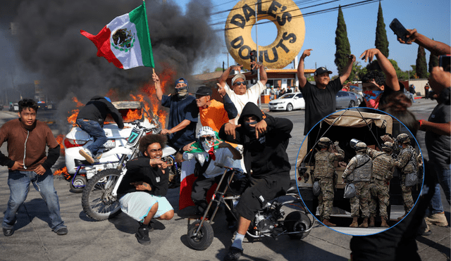 Donald Trump despliega Guardia Nacional para frenar protestas contra el ICE en Los Ángeles Donald Trump despliega Guardia Nacional para frenar protestas contra el ICE en Los Ángeles