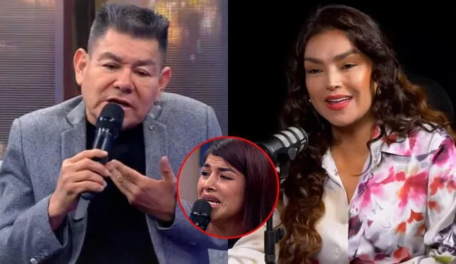 Dilbert Aguilar habló sobre su reencuentro con Claudia Portocarrero. Foto: Composición LR/AméricaTV Dilbert Aguilar habló sobre su reencuentro con Claudia Portocarrero. Foto: Composición LR/AméricaTV
