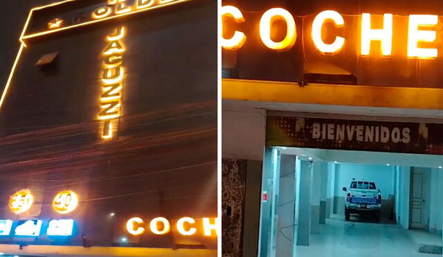 Las redes sociales no tardaron en bromear sobre la presencia del vehículo de serenazgo en la cochera del hostal. Foto: composición LR/ TikTok/ @steve_mendoza69 Las redes sociales no tardaron en bromear sobre la presencia del vehículo de serenazgo en la cochera del hostal. Foto: composición LR/ TikTok/ @steve_mendoza69