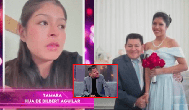 Dilbert Aguilar recibió el apoyo de sus dos hijas mayores. Foto: Composición LR/América Tv. Dilbert Aguilar recibió el apoyo de sus dos hijas mayores. Foto: Composición LR/América Tv.