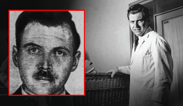 Josef Mengele, médico alemán apodado "el ángel de la muerte" que durante su carera asesinó a casi nueve mil personas en las cámaras de gas. Foto: composición LR/X Josef Mengele, médico alemán apodado "el ángel de la muerte" que durante su carera asesinó a casi nueve mil personas en las cámaras de gas. Foto: composición LR/X