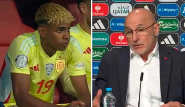 Lamine Yamal ha jugado 21 partidos con la selección española dirigida por Luis de la Fuente. Foto: composición de LR/captura de ESPN Lamine Yamal ha jugado 21 partidos con la selección española dirigida por Luis de la Fuente. Foto: composición de LR/captura de ESPN