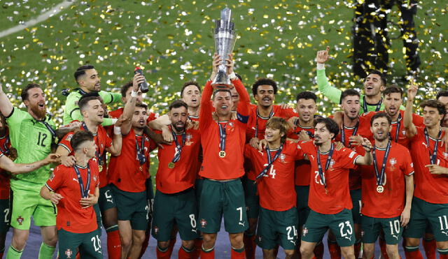 Cristiano Ronaldo consiguió su segunda Liga de Naciones. Cristiano Ronaldo consiguió su segunda Liga de Naciones.