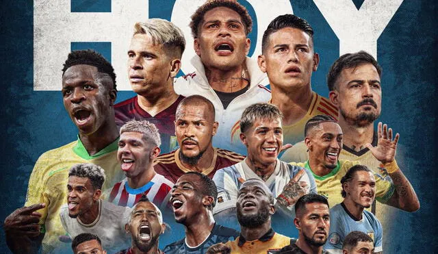 La fecha 16 de las Eliminatorias 2026 se jugará este 10 de junio. Foto: Conmebol/X La fecha 16 de las Eliminatorias 2026 se jugará este 10 de junio. Foto: Conmebol/X