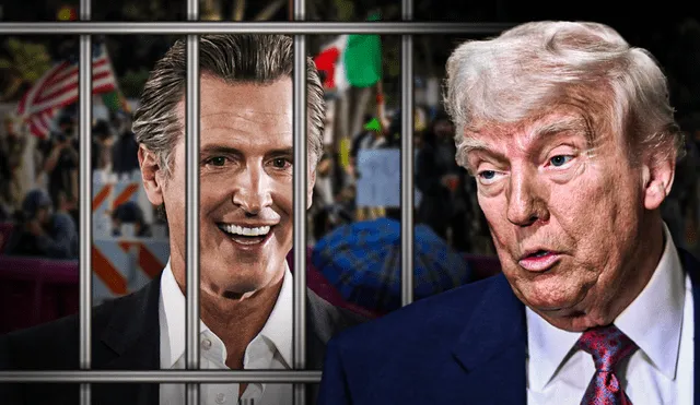 Gobierno de Donald Trump amenaza con detener a Gavin Newsom si interviene en redadas del ICE. Gobierno de Donald Trump amenaza con detener a Gavin Newsom si interviene en redadas del ICE.