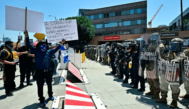 En San Francisco, se realizaron protestas por las redadas de ICE en Los Ángeles, California. En San Francisco, se realizaron protestas por las redadas de ICE en Los Ángeles, California.