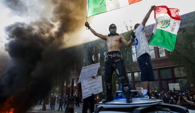 Las protestas en Los Ángeles aumentaron, generando enfrentamientos entre manifestantes y autoridades de EE.UU. Las protestas en Los Ángeles aumentaron, generando enfrentamientos entre manifestantes y autoridades de EE.UU.