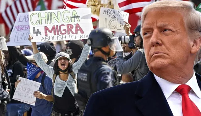 Las protestas en Los Ángeles contra las políticas migratorias del gobierno de Donald Trump se intensifican. Las protestas en Los Ángeles contra las políticas migratorias del gobierno de Donald Trump se intensifican.