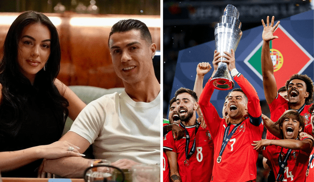 Cristiano Ronaldo celebra su victoria con su esposa Georgina. Foto: Composición LR/ @cristiano Cristiano Ronaldo celebra su victoria con su esposa Georgina. Foto: Composición LR/ @cristiano