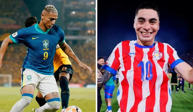 Brasil contra Paraguay jugarán desde las 7.45 p. m. Foto: composición LR/Instagram Brasil contra Paraguay jugarán desde las 7.45 p. m. Foto: composición LR/Instagram