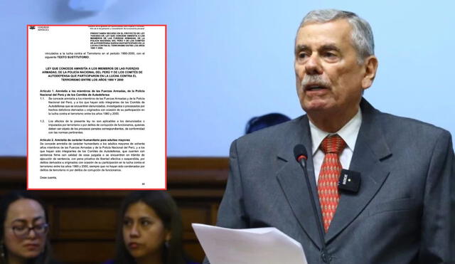 Comisión liderada por Fernando Rospigliosi debatirá el predictamen | Composición: LR. Comisión liderada por Fernando Rospigliosi debatirá el predictamen | Composición: LR.