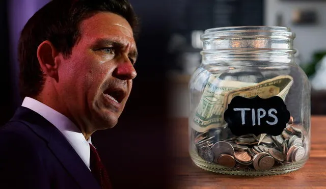 Gobernador Ron DeSantis modifica la ley de propinas en Florida Gobernador Ron DeSantis modifica la ley de propinas en Florida
