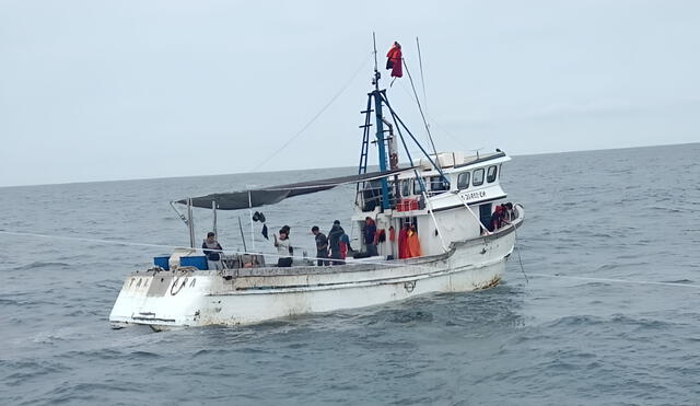 Los pescadores desaparecieron el 1 de junio de 2025 en Pisco. Foto: MINDEF Los pescadores desaparecieron el 1 de junio de 2025 en Pisco. Foto: MINDEF