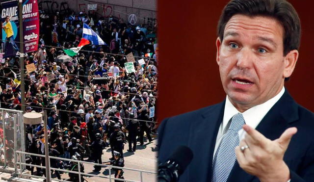 Gavin Newsom rechazó la propuesta de Ron DeSantis para controlar los incidentes en Los Angeles. Gavin Newsom rechazó la propuesta de Ron DeSantis para controlar los incidentes en Los Angeles.