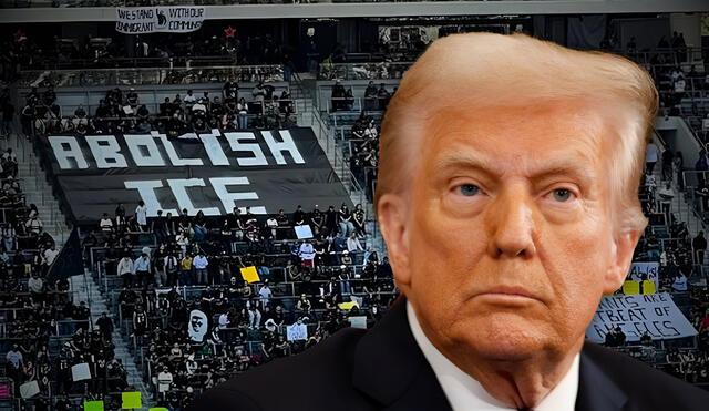 Aficionados del Los Angeles Football Club (LAFC) expresaron su apoyo a los inmigrantes durante un partido, en medio de protestas por las redadas migratorias. Aficionados del Los Angeles Football Club (LAFC) expresaron su apoyo a los inmigrantes durante un partido, en medio de protestas por las redadas migratorias.