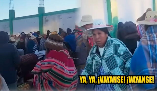 Los comerciantes de nacionalidad peruana pidieron a los extranjeros que abandonaran la feria en Yunguyo. Foto: composición LR/ YouTube/ Panamericana Televisión Los comerciantes de nacionalidad peruana pidieron a los extranjeros que abandonaran la feria en Yunguyo. Foto: composición LR/ YouTube/ Panamericana Televisión
