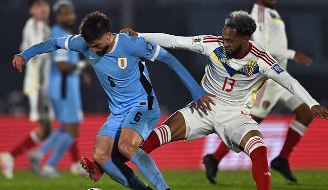 Uruguay hizo respetar su localía contra Venezuela. Foto: Conmebol