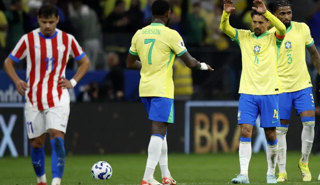 Brasil y Paraguay se volvieron a enfrentar tras 9 meses por eliminatorias. Foto: AFP Brasil y Paraguay se volvieron a enfrentar tras 9 meses por eliminatorias. Foto: AFP