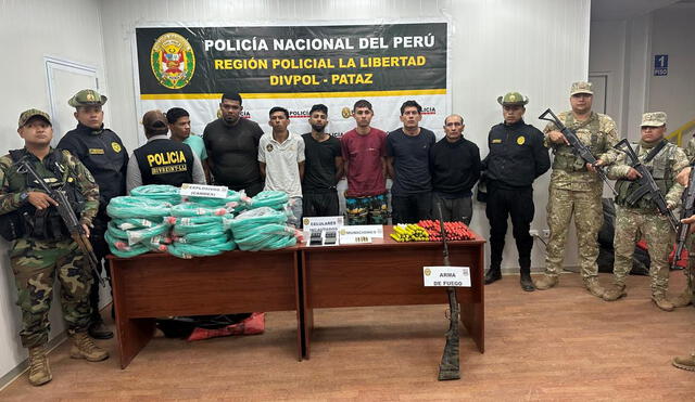 Banda desarticulada tras liberación de un minero secuestrado. Foto: Mindef Banda desarticulada tras liberación de un minero secuestrado. Foto: Mindef