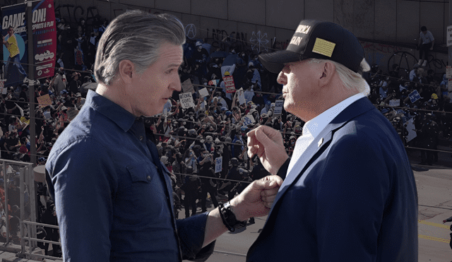 Gavin Newsom arremete contra Trump y lo acusa de cometer abuso de poder. Gavin Newsom arremete contra Trump y lo acusa de cometer abuso de poder.