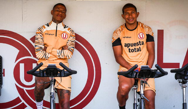 Andy Polo y Edison Flores hicieron gimnasio en el Monumental. Andy Polo y Edison Flores hicieron gimnasio en el Monumental.
