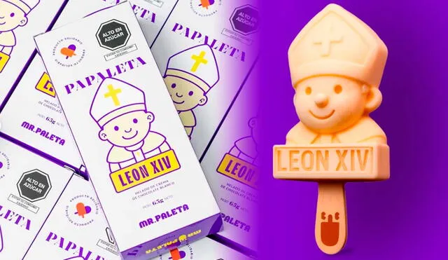 ¿Qué es la Papaleta, el curioso helado chiclayano inspirado en el Papa León XIV que busca crear un centro educativo? Foto: composición LR/Mr.Paletaperu. ¿Qué es la Papaleta, el curioso helado chiclayano inspirado en el Papa León XIV que busca crear un centro educativo? Foto: composición LR/Mr.Paletaperu.