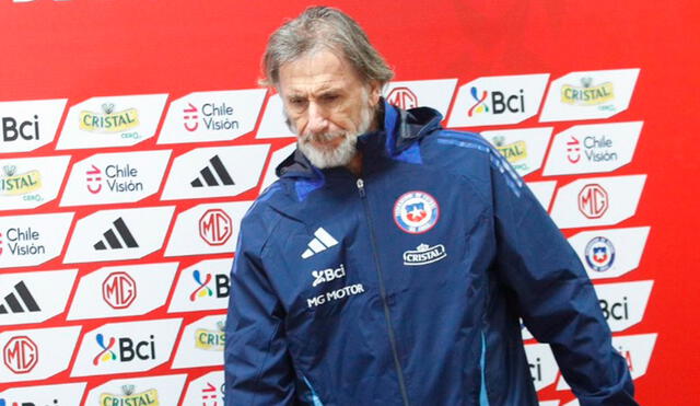 Ricardo Gareca duró casi un año y medio como DT de la selección chilena. Foto: ANFP Ricardo Gareca duró casi un año y medio como DT de la selección chilena. Foto: ANFP