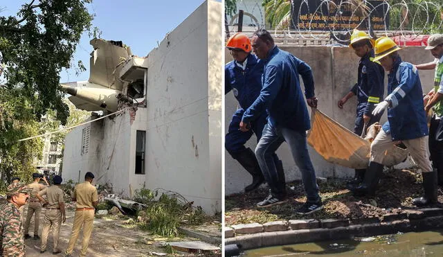 Un pasajero fue rescatado con vida del accidente del avión de Air India en Ahmedabad, donde se encontraban 242 personas. Foto: composición LR/AFP Un pasajero fue rescatado con vida del accidente del avión de Air India en Ahmedabad, donde se encontraban 242 personas. Foto: composición LR/AFP