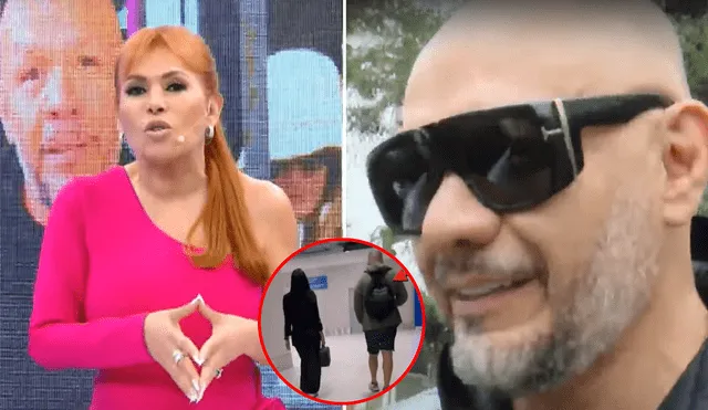 Magaly Medina arremete contra Jackson Mora tras ser captado con una modelo antes de su divorcio con Tilsa Lozano. Foto: Composición LR/captura Youtube